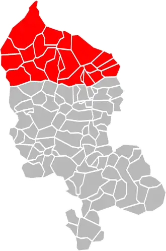 Localisation de Communauté de communes des Vosges du Sud