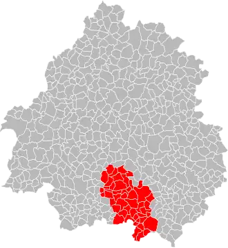 Localisation de Communauté de communes des Bastides Dordogne-Périgord
