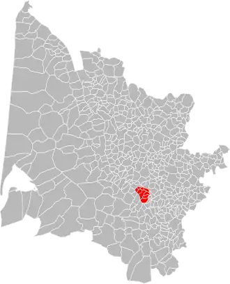 Localisation de Communauté de communes des Coteaux de Garonne