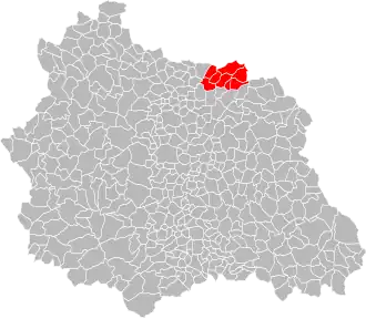 Localisation de Communauté de communes des Coteaux de Randan