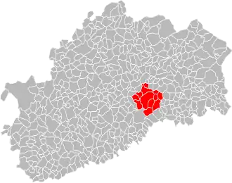 Localisation de Communauté de communes des grands bois