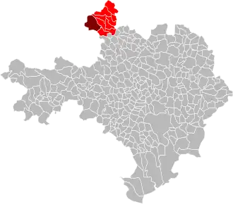 Localisation de Communauté de communes des Hautes Cévennes