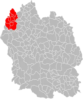 Localisation de Communauté de communes des Hautes Terres