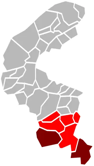 Localisation de Communauté d'agglomérationdes Hauts-de-Bièvre