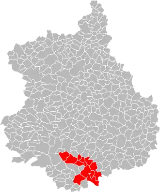 Localisation de Communauté de communes des Plaines et Vallées dunoises