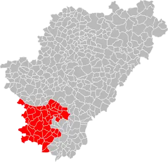 Localisation de Communauté de communesdes 4B Sud-Charente