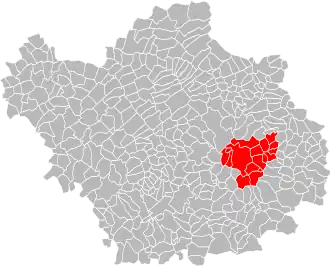 Localisation de Communauté de communesdes Rivières