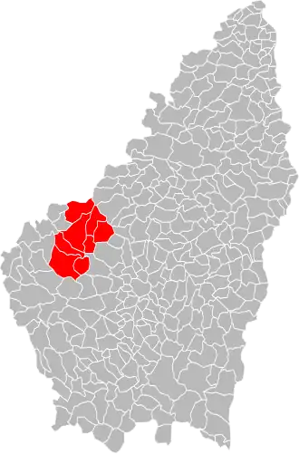 Localisation de Communauté de communes Sources de la Loire
