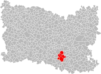 Localisation de Communauté de communes des Trois Forêts