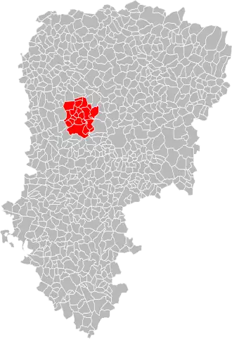 Localisation de Communauté de communesdes Villes d'Oyse