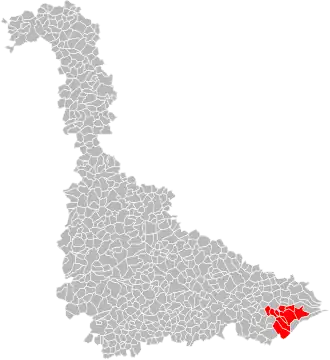 Localisation de Communauté de communesdu Badonvillois