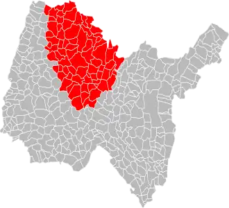 Localisation de Communauté d'agglomération du Bassin de Bourg-en-Bresse (CA3B)