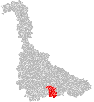 Localisation de Communauté de communesdu Bayonnais