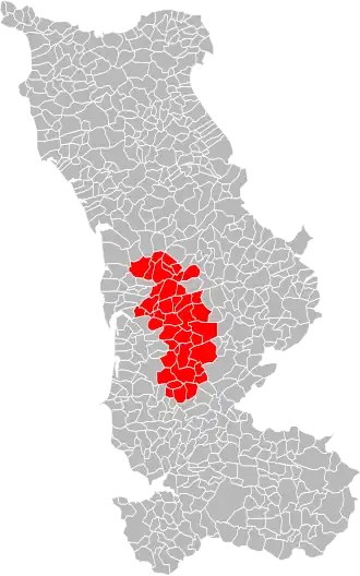 Localisation de Communauté du Bocage coutançais