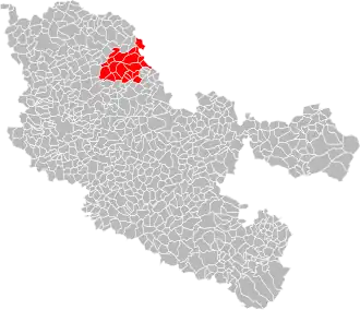 Localisation de Communauté de communes du Bouzonvillois