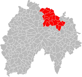 Localisation de Communauté de communes du Cézallier