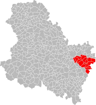 Localisation de Communauté de communesdu canton d'Ancy-le-Franc