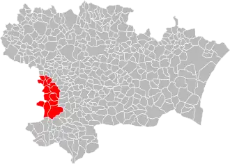 Localisation de Communauté de communes du Chalabrais