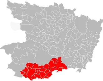 Localisation de Cholet Agglomération