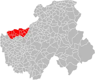 Localisation de Communauté de communes du Genevois