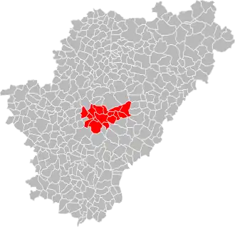 Localisation de Communauté d'agglomération du Grand Angoulême