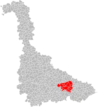 Localisation de Communauté de communes du Lunévillois
