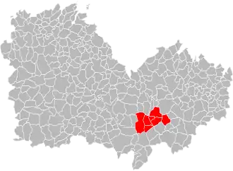 Localisation de Communauté de communes du Mené