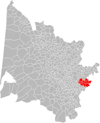 Localisation de Communauté de communes du Monségurais