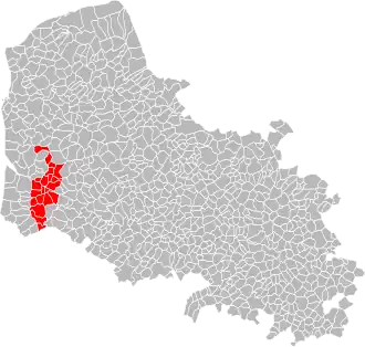 Localisation de Communauté de communesdu Montreuillois