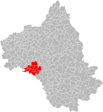 Localisation de Communauté de communesdu Naucellois