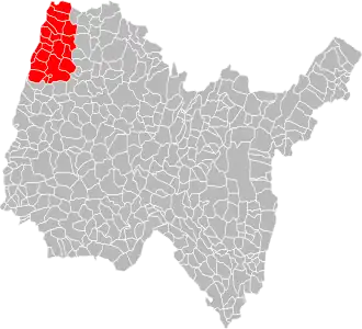 Localisation de Communauté de communes Bresse et Saône