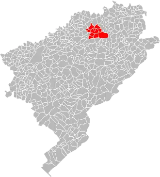 Localisation de Communauté de communes du Pays de Clerval