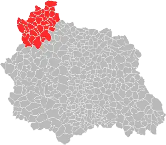 Localisation de Communauté de communes du Pays de Saint-Éloy