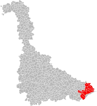 Localisation de Communauté de communesdu Piémont Vosgien