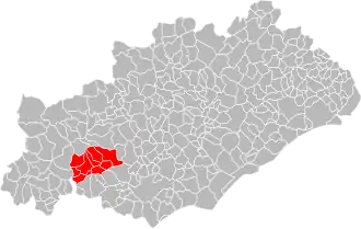 Localisation de Communauté de communesdu Saint-Chinianais