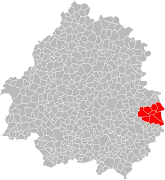 Localisation de Communauté de communes du Salignacois