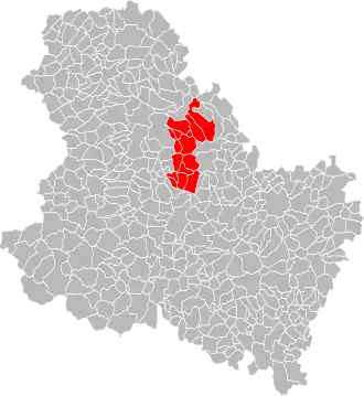 Localisation de Communauté de communes de Seignelay - Brienon
