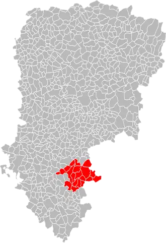 Localisation de Communauté de communesdu Tardenois