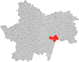 Localisation de Communauté de communes du Tournugeois