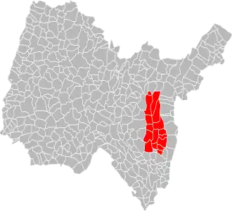 Localisation de Communauté de communes du Valromey