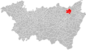 Localisation de Communauté de communes du Ban d'Étival