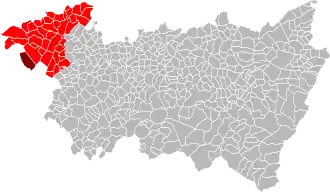 Localisation de Communauté de communes du Bassin de Neufchâteau