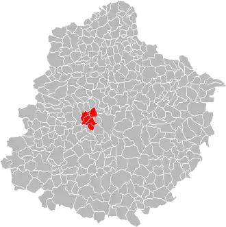 Localisation de Communauté de communes du Bocage Cénomans