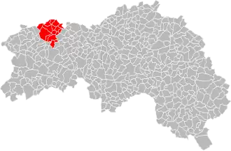 Localisation de Communauté de communes du Bocage d'Athis