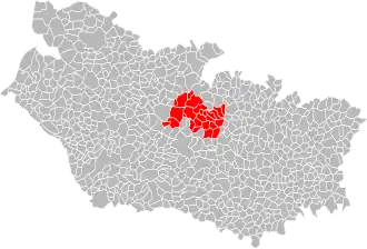 Localisation de Communauté de communes du Bocage et de l'Hallue