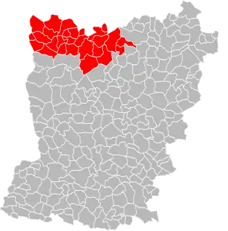 Localisation de Communauté de communes du Bocage mayennais