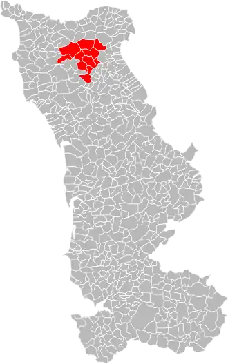 Localisation de Communauté de communes du Bocage valognais