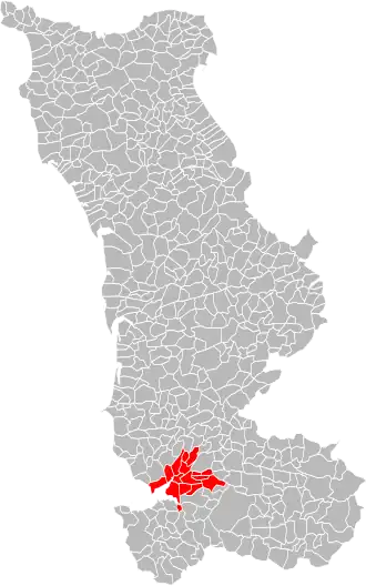 Localisation de Communauté de communes d'Avranches