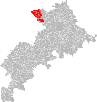 Localisation de Communauté de communes des Coteaux de Cadours