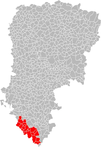 Localisation de Communauté de communesdu canton de Charly-sur-Marne